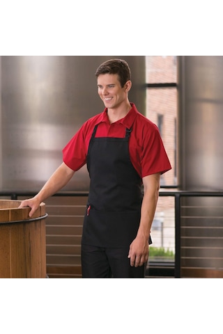 Unisex Ayarlanabilir 3 Cepli Restoran Önlüğü Haki, Tek Beden Diğer