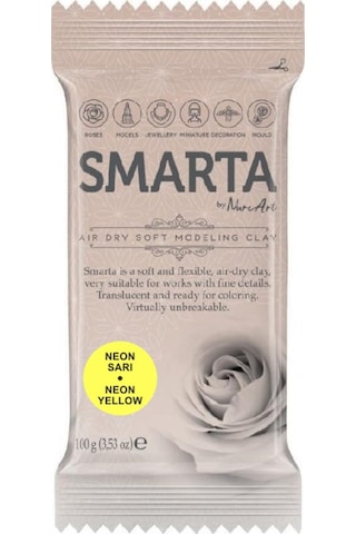 Smarta Modelleme Hamuru 100 Gr. Neon Sarı