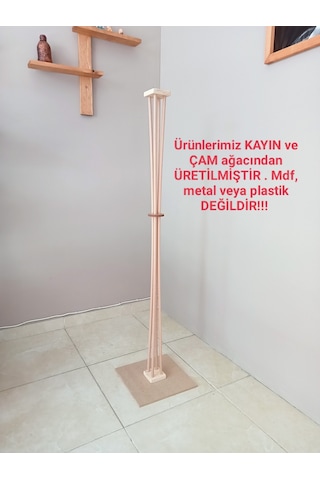 Ahşap Lambader Köşe Lambası