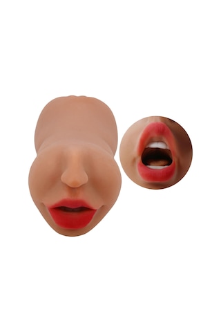 Lilitu Shop 3 Boyutlu Suni Oral & Vajinal Mastürbatör - Zoey