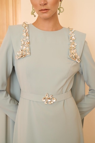 Senna Jewel Dress Mint Yeşil
