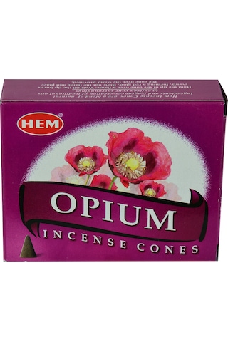 Hem Haşhaş Kokulu 10 Konik Tütsü Opium
