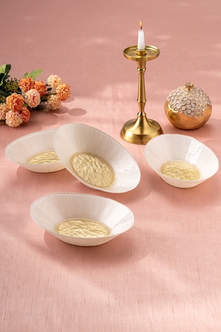 Emsan Golden 4 Parça Cam Gondol 21 Cm Gold