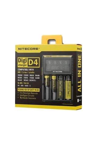 Nitecore D4 Kablolu Pil Şarj Cihazı