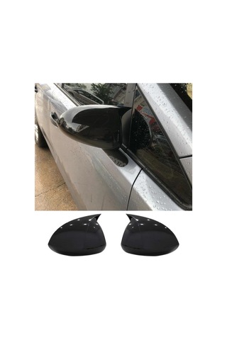 Opel Corsa D 2006-2014 Batman Yarasa Ayna Kapağı Piano Black Abs