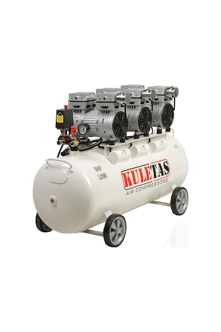Kuletaş 3 Hp 8 Bar Süper Sessiz + Yağsız Kompresör 100 L