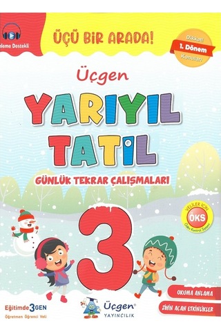3.sınıf Yarıyıl Tatil Kitabı+fun For Winter Holiday -2024