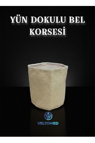 S Beden Tüylü Yün Bel Korsesi Ve Kuşağı Şık Ürün Rahatlık  Ve Doğal Isı Koruması L