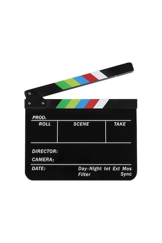 Andoer Ca-fcb Renkli Yönetmen Tahtası Siyah D9502