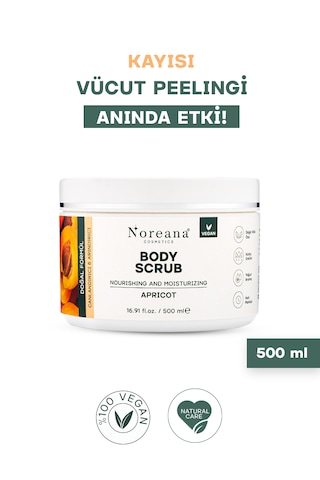 Kayısı Vegan Body Scrub Peeling 500 Ml