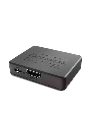 2 Port Hdmı Splitter 4k 1 Giriş 2 Çıkış + Usb Güç Kablosu