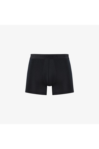 Nautica Erkek Siyah Standart Fit 3'lü Boxer Düz X55005t Siyah