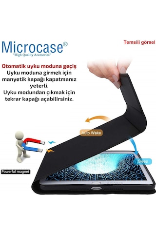 Microcase Samsung S11 Ultra 14.6 İnch İle Uyumlu Sleeve Serisi Mıknatıs Kapak Standlı Kılıf-slbyk Tablet Kılıfı
