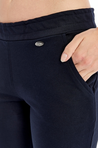 Axxel Kadın Kapri Lacivert Büyük Beden Eşofman Altı K-225 Lacivert