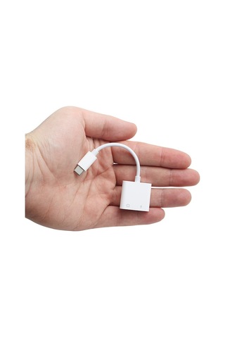 2 İn 1 Type-c - 3.5mm Aux Ses Ve Type-c Şarj Dönüştürücü