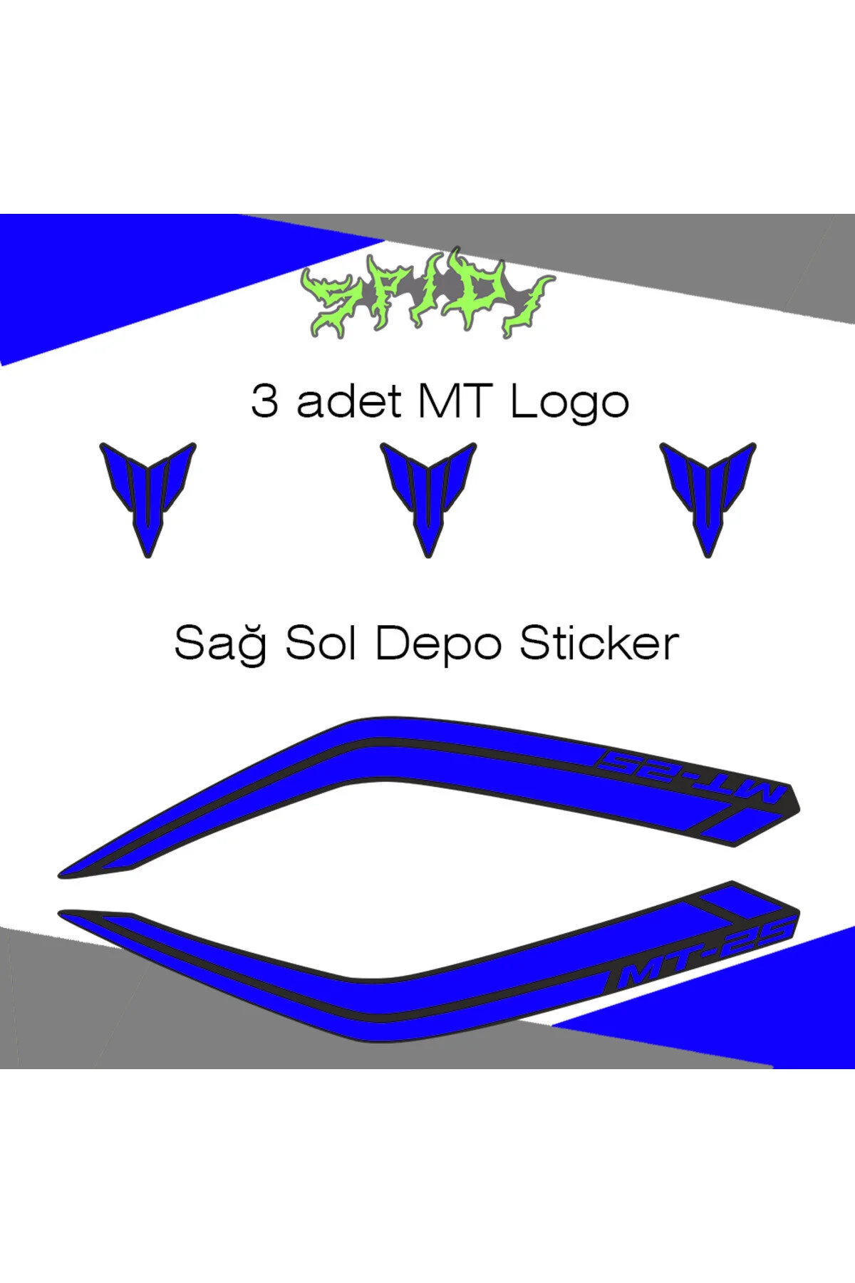 Mt-25 Mavi Depo Şerit Sağ Sol 2015-2018