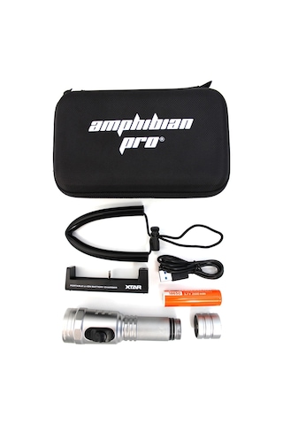 Amphibian Pro Fx 2000 Şarjlı Dalış Feneri