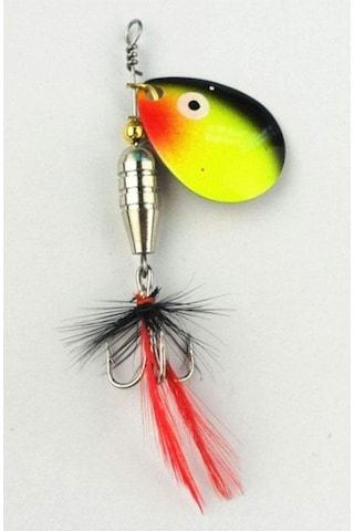 Hengjıa 6.1g 6 Cm Spinner Kaşık Balıkçılık Lures Alabalık Pike Bas Yem