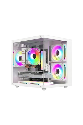 Xaser River X20 R5-5500 16 GB 512 GB M.2 Nvme Ssd 6 GB Rtx3050 23.8" Free Dos Masaüstü Oyuncu Bilgisayarı