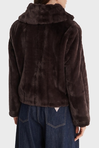 Guess New Shophy Regular Fit Şal Yaka Cepli Suni Kürk Mont W0bl0nwdch0 Kadın Mont W0bl0n Wdch0 A11r Kahve