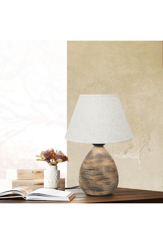 Homing Paris Seramik Abajur 241893 Krem
