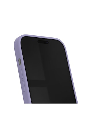 Silicone Case Apple Uyumlu iPhone 15 Pro Max Purple Mor