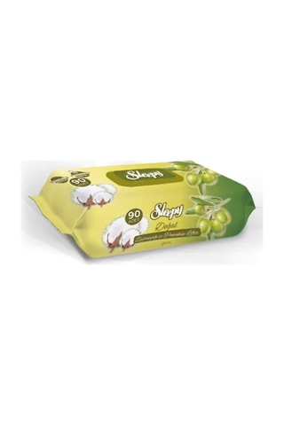 Sleepy Doğal Zeytinyağı Ve Pamuksu Lifler Islak Havlu 3 X 90'Lı