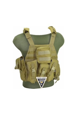 Nature Ak47 Cordura Askeri Taktik Yelek Bej