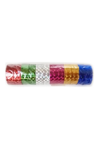 Yaldızlı Fosforlu Hologram Bant - 2 Paket