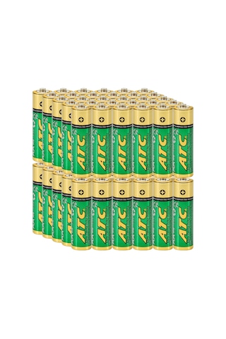 Atc 60lı Aa R6 Heavy Duty Kalın Kalem Pil Saat Pili Çinko Karbon Pil Zn-c 1.5v