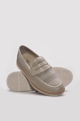 Fast Step Hakiki Deri Erkek Casual Ayakkabı 951ma395 Bej