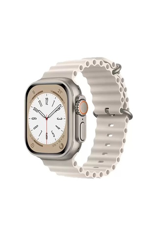 Newface Apple Watch Uyumlu 38mm Ocean Kordon - Krem