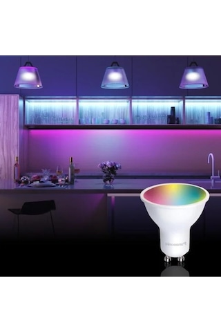 Led Akıllı Rgb Gu10 Lamba - Wi-fi Ve Bluetooth Uyumlu, 4w