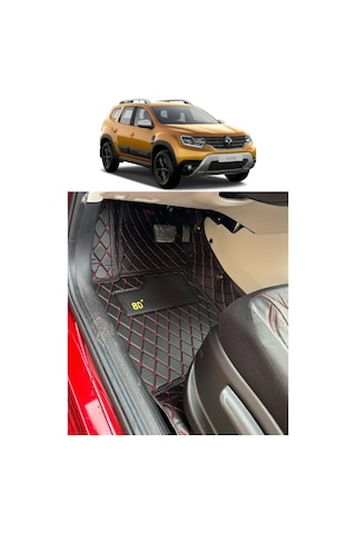 Dacia Duster 2018-2024 Arası Araca Özel 8d Havuzlu Paspas Takımı