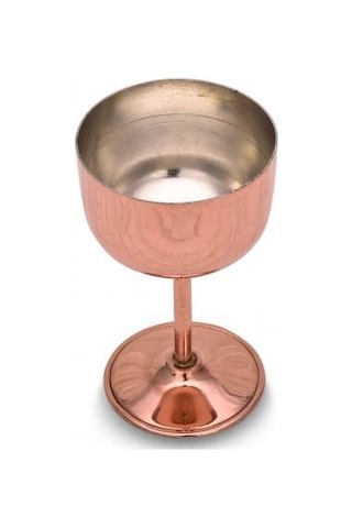 Turna Bakır Vino Kadeh 1 No Düz 240 ML Kırmızı Turna0491-1