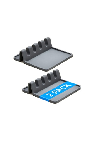 Mutfak Gereçleri Tutucu, 2'li Paket Mutfak Gereçleri Tutucu Gri Süzgeçli Isıya Dayanıklı Mutfak Gereçleri Tutucu, Bpa İçermez Spatula Yerleştirme Gereçleri Diğer