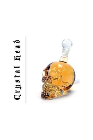 Crystal Head Kuru Kafa Cam Şişe 350 Ml Renkli