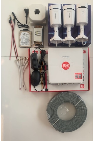 3 Kameralı Set - Gece Renkli 5mp Sony Seculensli Kdj-3s-4w-p