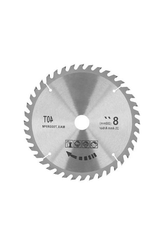 Besthome1 40 Dişli 200mm Paslanmaz Çelik Dairesel Testere Bıçağı - Hızlı Kesim İçin Mükemmel