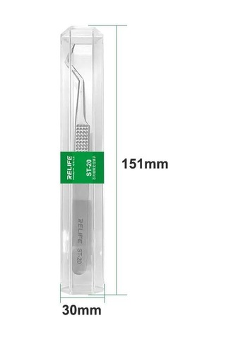 Relife St-20 Paslanmaz Çelik Hassas Anti-statik Eğik Entegre Cımbızı