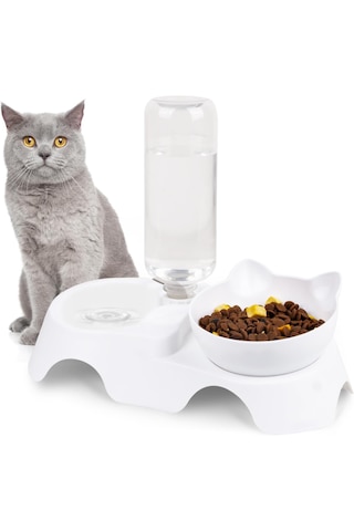 Mrt Bilişim Evcil Hayvan Su ve Mama Kabı Seti Plastik 2'li Mama Kabı