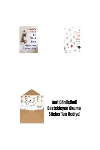 Ev Öldü Ben Ağaçları Seyrettim + Annem Gittiğinden Beri Çiçek Ekmiyoruz Bahçeye + Okuma Sticker'ları