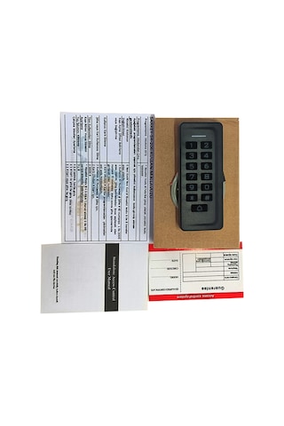 Sr-206 Em-w Ip68 Su Geçirmez Kartlı Ve Şifreli Geçiş Sistemi Proximity Rfıd Kart Okuyucu 125 Khz 5 Adet