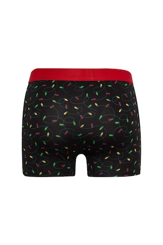 Defacto Erkek Yılbaşı Temalı Boxer E0044ax24cwbk81 Siyah