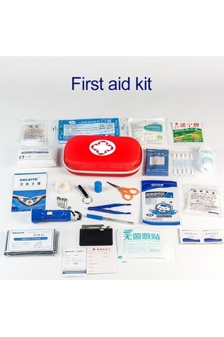 Wondernest 25'i 1 Arada Eva Taşınabilir Araba Ev Acil Durum Hayatta Kalma Kiti Turuncu