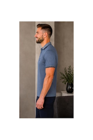 Roballi Regular Fit Polo Yaka Düz Pamuklu Erkek Siyah Kısa Kol Tişört İntigo