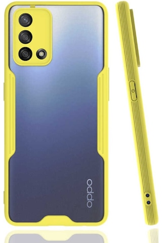 Oppo A74 4G Kılıf Zore Parfe Kenarları Pastel Renk Silikon Kılıf