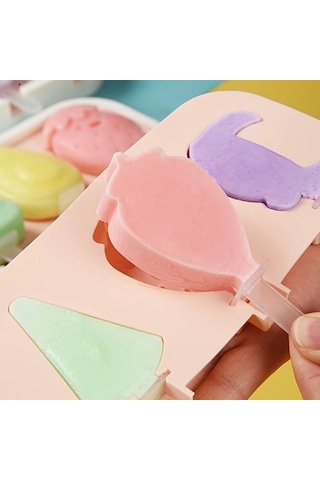 Willowhaven Pembe Dıy Dondurma Kalıbı Meyve Hayvan Şekilleri Elektriksiz Kolay Temizlenir
