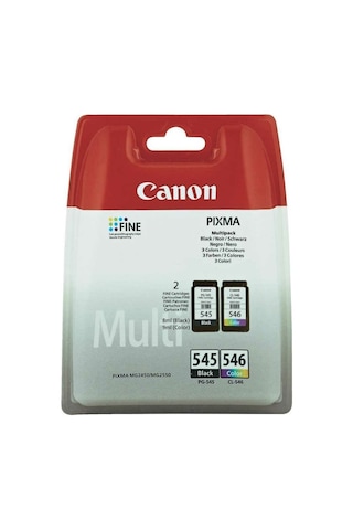 Canon Pg - 545 Siyah Ve Cl - 546 Renkli Mürekkep Kartuş 2'li Paket 8287b005 Canon Pg - 545 Siyah Ve Cl - 546 Renkli Mürekkep Kartuş 2'li Paket 8287b005