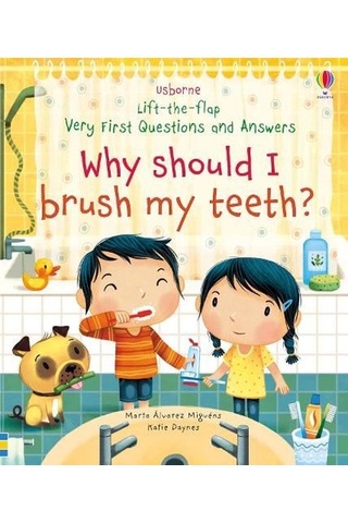 Why Should I Brush My Teeth? (Very First Lift-the-Flap Questions and Answers) - Katie Daynes - Usborne